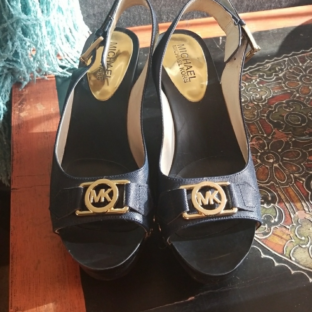 Michael Kors Charm Slingback Platform
